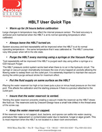 HBLT-User-Quick-Tips